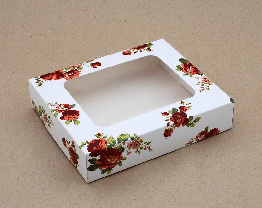 Krabice svatební a dárková 181504 Růžičky - 1/4 kg